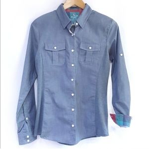 UPF 50 Kuhl Kiley LS Button Shirt Wear Knit Sides